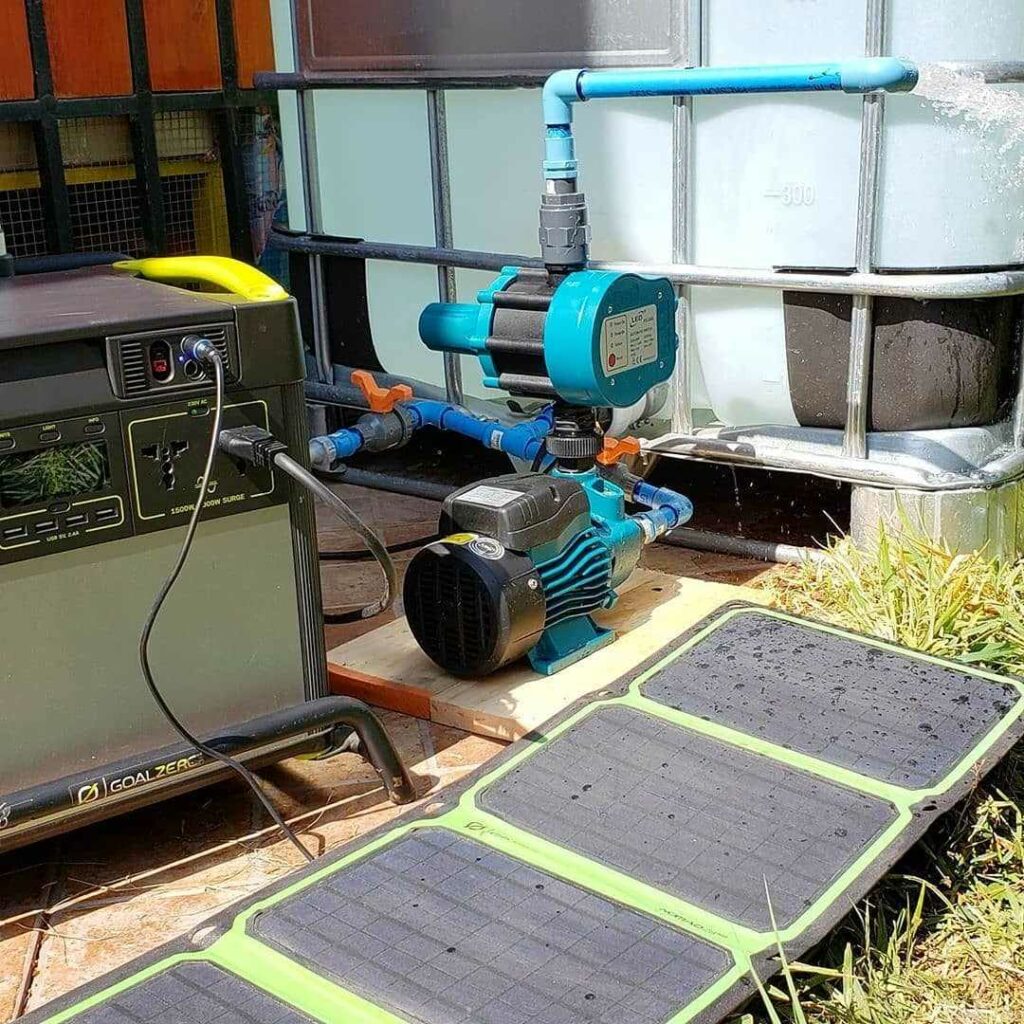 Powerstation Mit Solarpanel test
